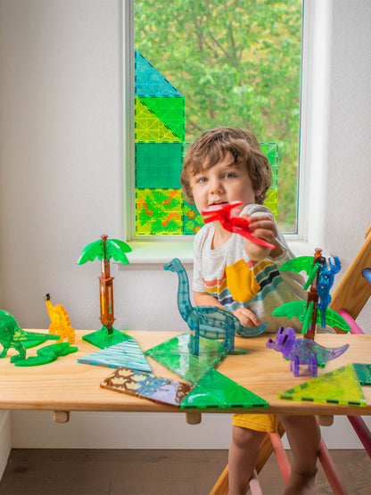Klocki magnetyczne Dino World XL 50 el. Magna-Tiles BEBE Concept 