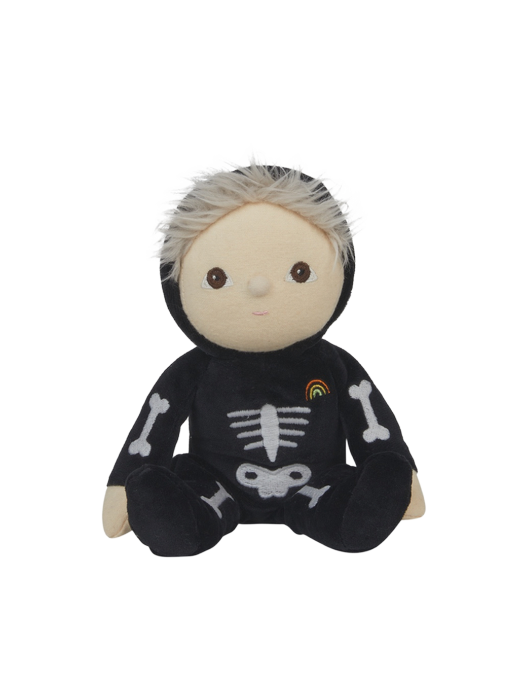 Miękka laleczka Dinky Dinkum Halloween Skeleton Olli Ella BEBE Concept 