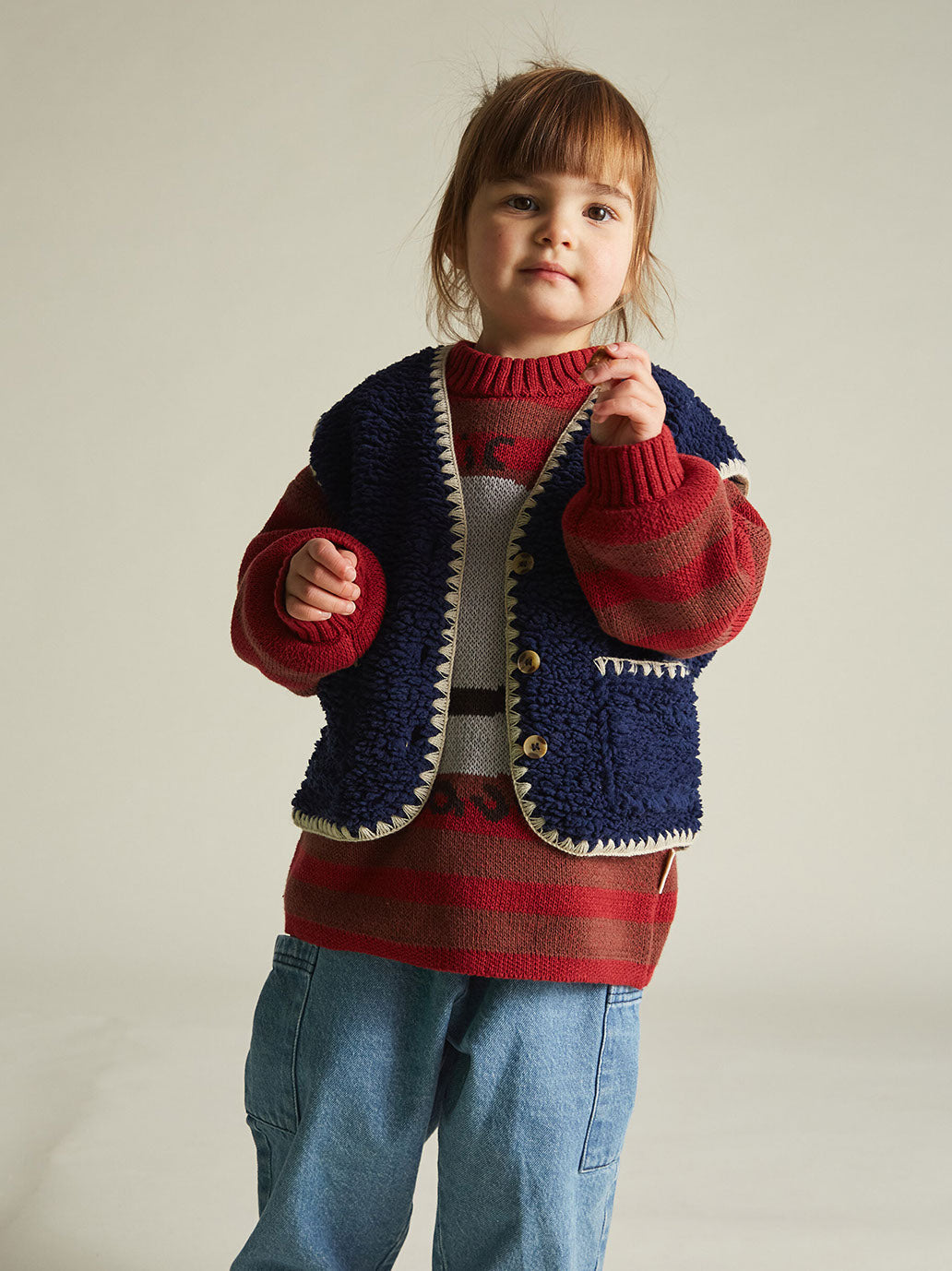 Kamizelka Amos Midnight Folk Gilet Claude&amp;Co BEBE Concept 