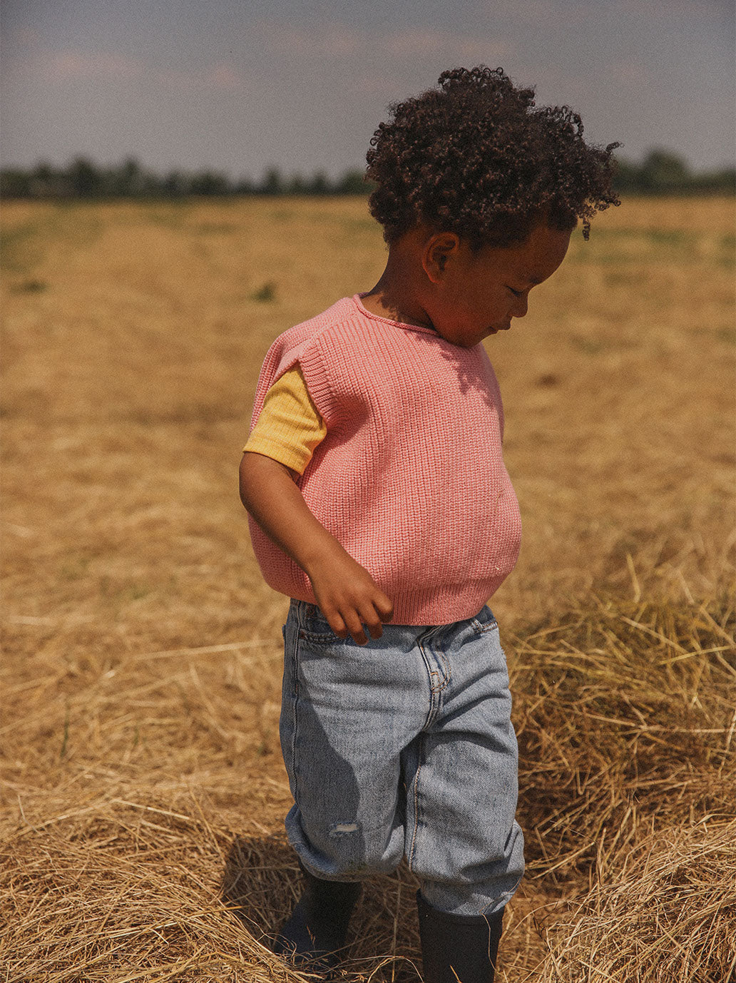 Kamizelka merino Harvey Hvid BEBE Concept 