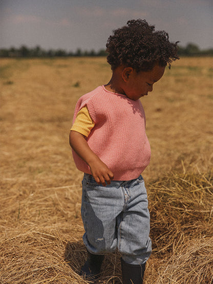 Kamizelka merino Harvey Hvid BEBE Concept 