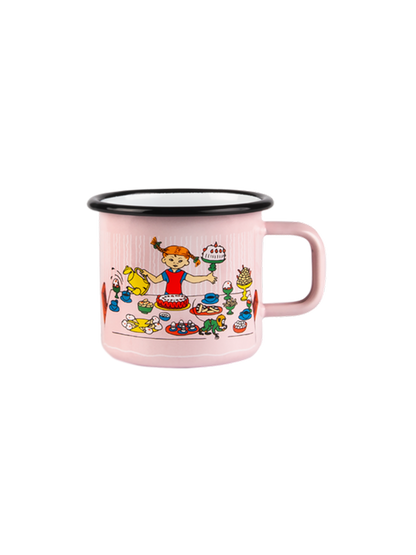Emaliowany kubek retro Pippi 3.7 dl Muurla BEBE Concept 