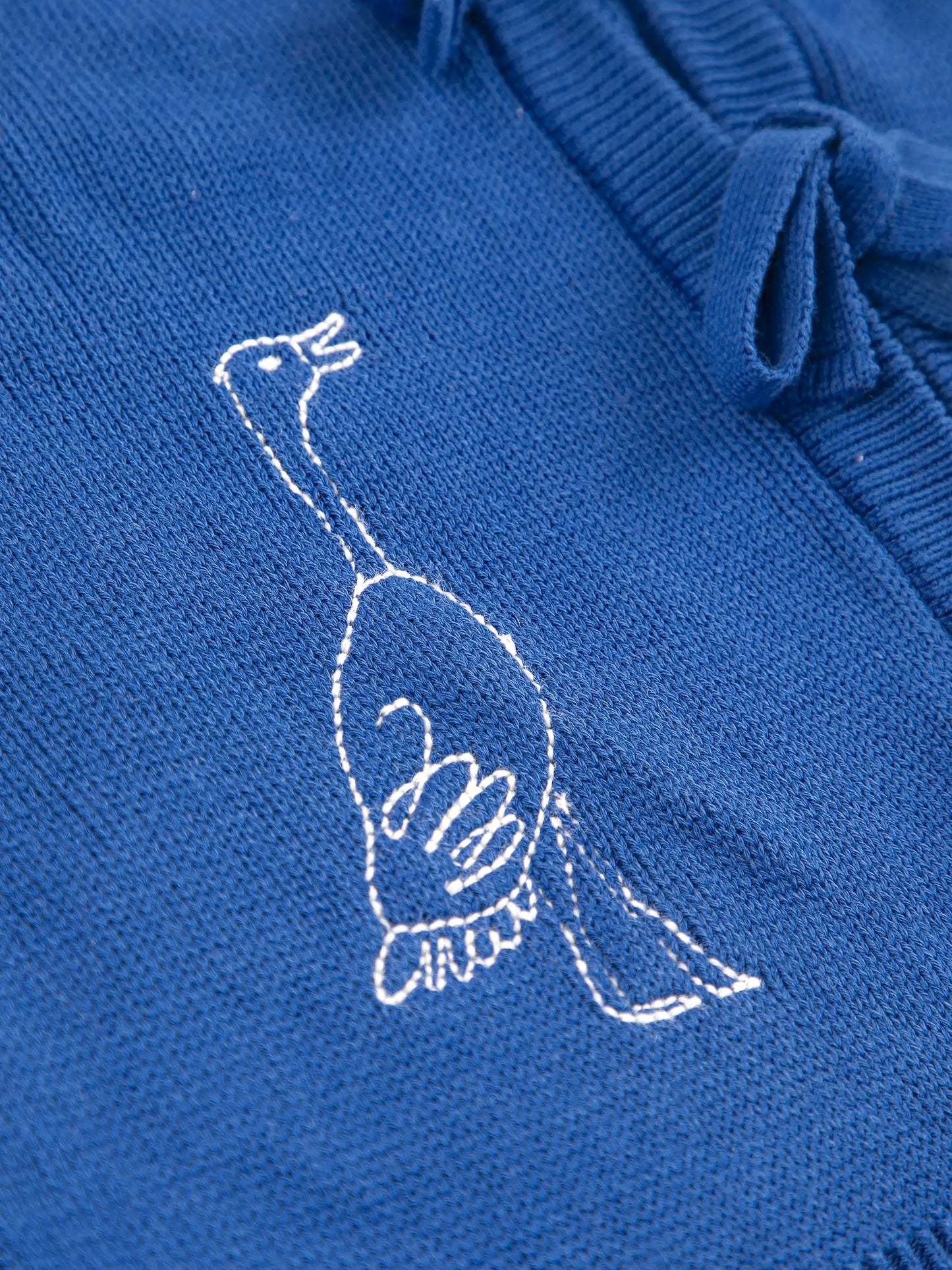 Summer trip bird cotton cropped cardigan Bobo Choses BEBE Concept 