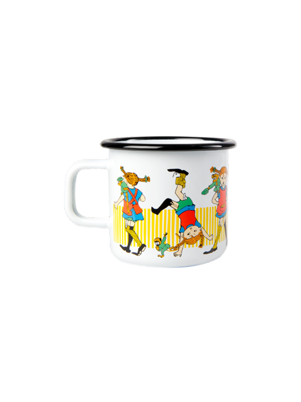 Emaliowany kubek retro Pippi 3.7 dl Muurla BEBE Concept 