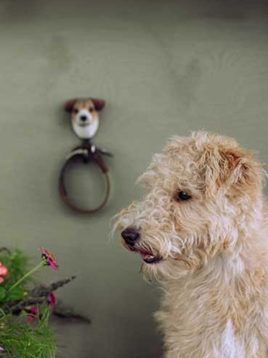 Drewniany haczyk Jack Russel Terrier Wildlife Garden BEBE Concept 