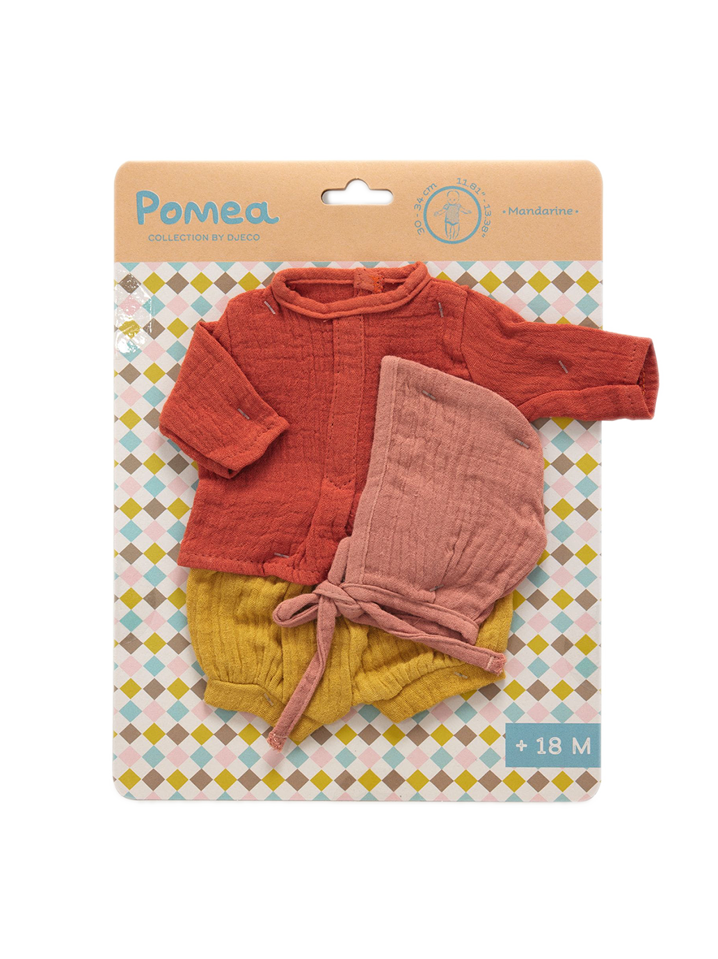 Zestaw ubranek dla lalki Pomea Djeco BEBE Concept 