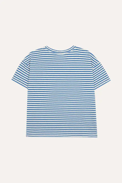 Blue Stripes Oversized Tshirt The Campamento BEBE Concept 