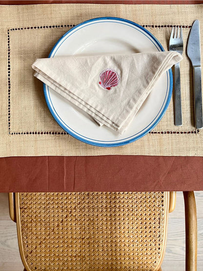 Zestaw bawełnianych serwetek Napkin Set Midnatt BEBE Concept 
