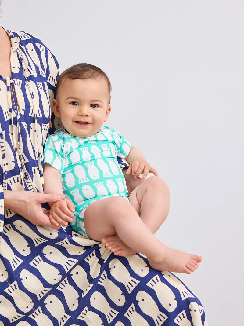Koszulka kąpielowa Lucky Fish all over swim T-shirt Baby Bobo Choses BEBE Concept 