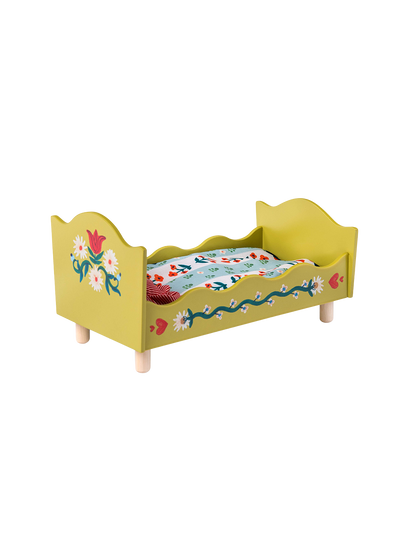 Drewniane mini łóżeczko Les Minouchkas Moulin Roty BEBE Concept 