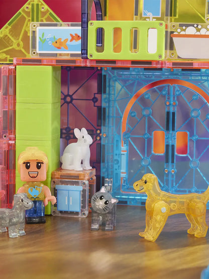 Klocki Magnetyczne Pet Playhouse Magna-Tiles BEBE Concept 
