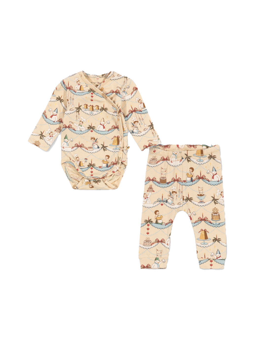 Noworodkowy zestaw Basic newborn set Konges Slojd BEBE Concept 