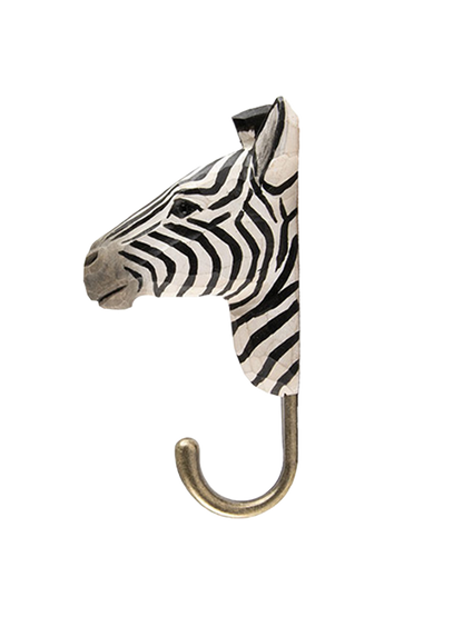 Drewniany haczyk Zebra Wildlife Garden BEBE Concept 