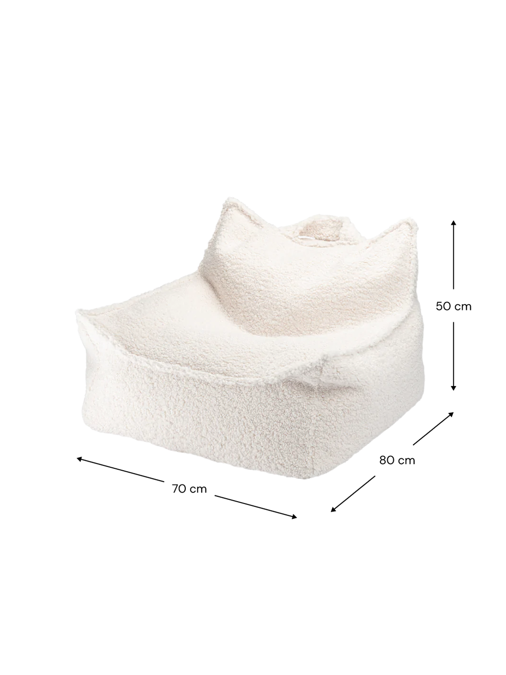 Fotel pufa dla dzieci Beanbag Chair WigiWama BEBE Concept 