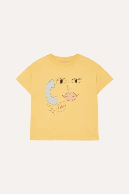 Face on the Phone Tshirt The Campamento BEBE Concept 