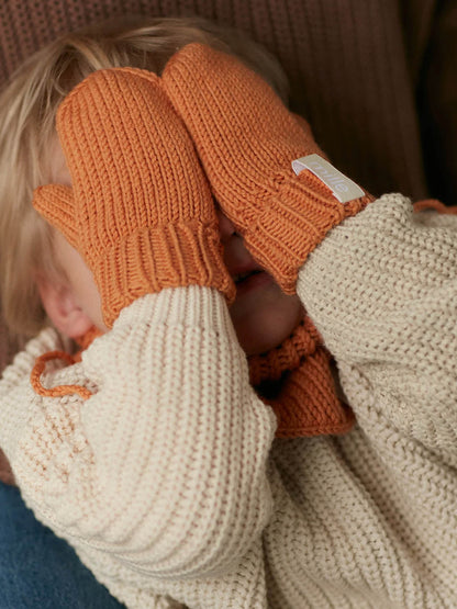 rękawiczki jednopalczaste z wełny merino Mille Family BEBE Concept 