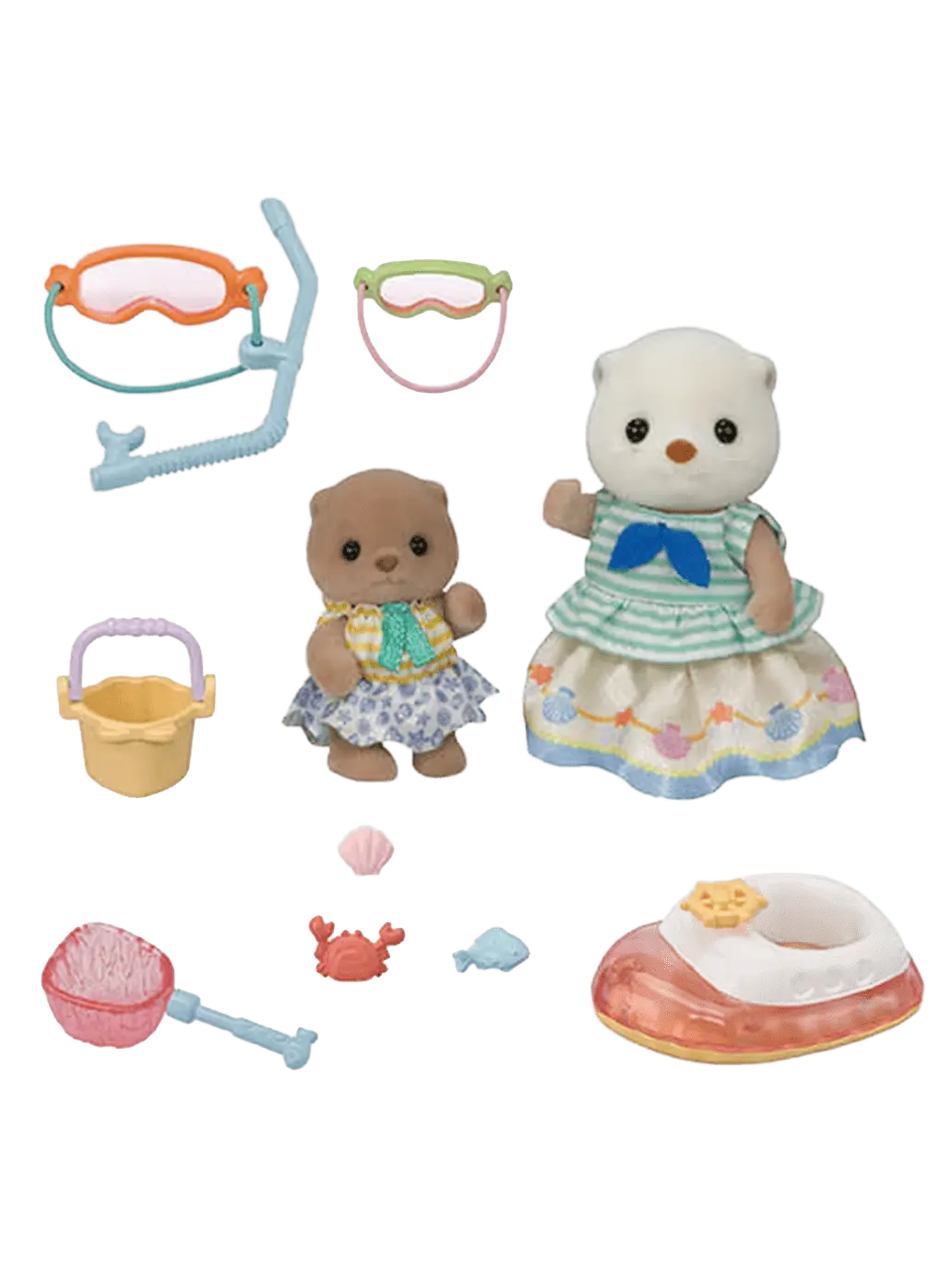 Kolekcjonerskie figurki Wydry Morskie Snorkel Set Sylvanian Families BEBE Concept 