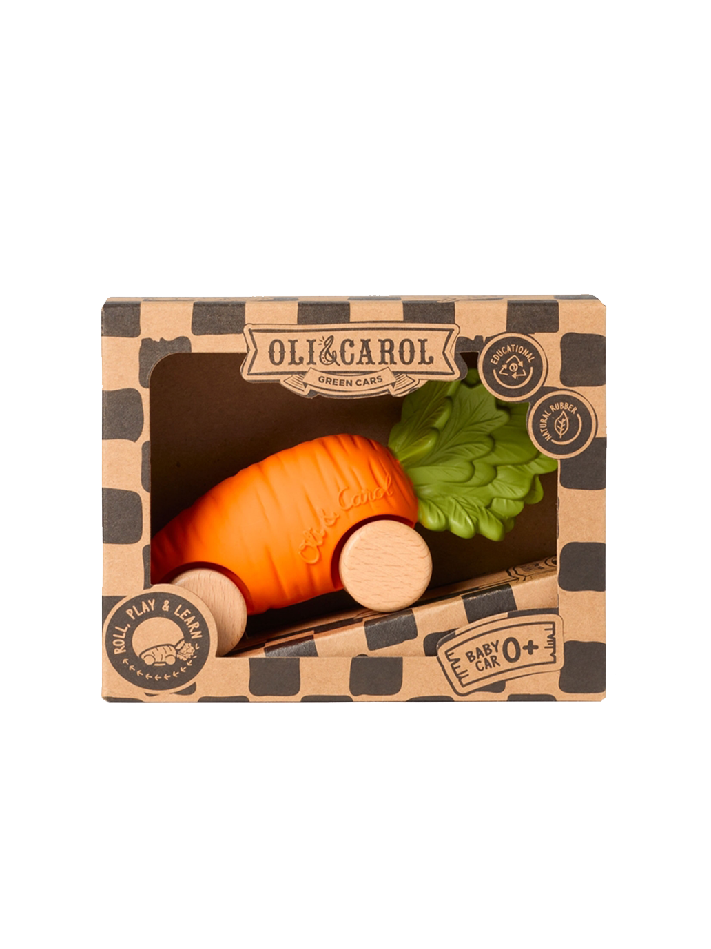 Pierwszy samochodzik z kauczuku Oli & Carol BEBE Concept 