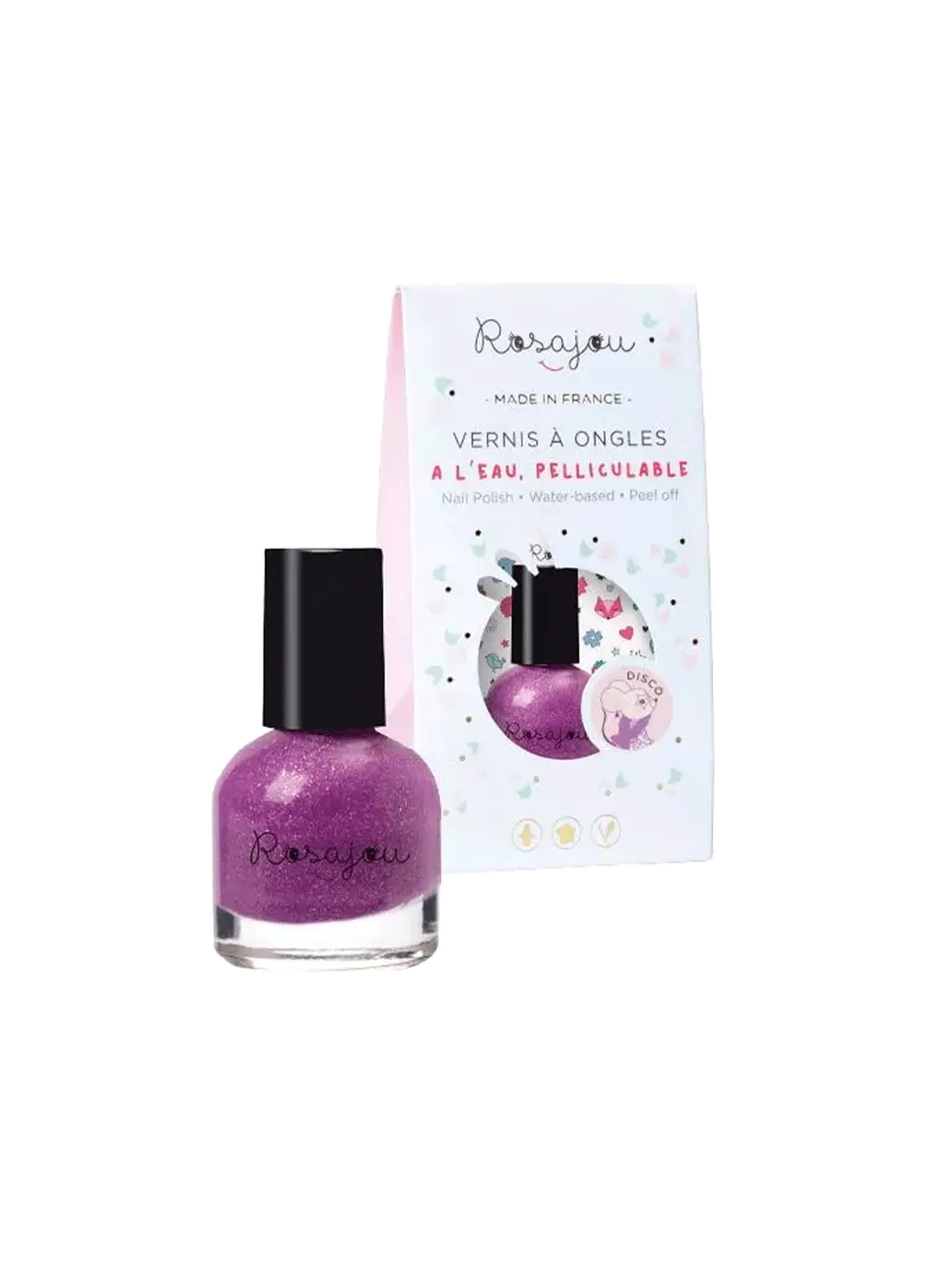 Lakier do paznokci dla dzieci + naklejki Rosajou BEBE Concept 
