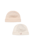 Fanga Fio stripe 2 pack beanie BLUSH MIX