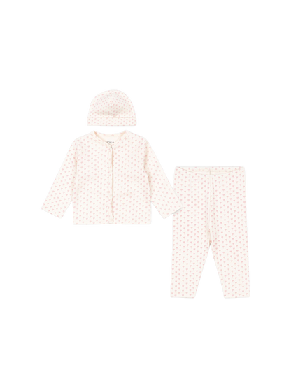 Bello newborn set PUNTO ROSA
