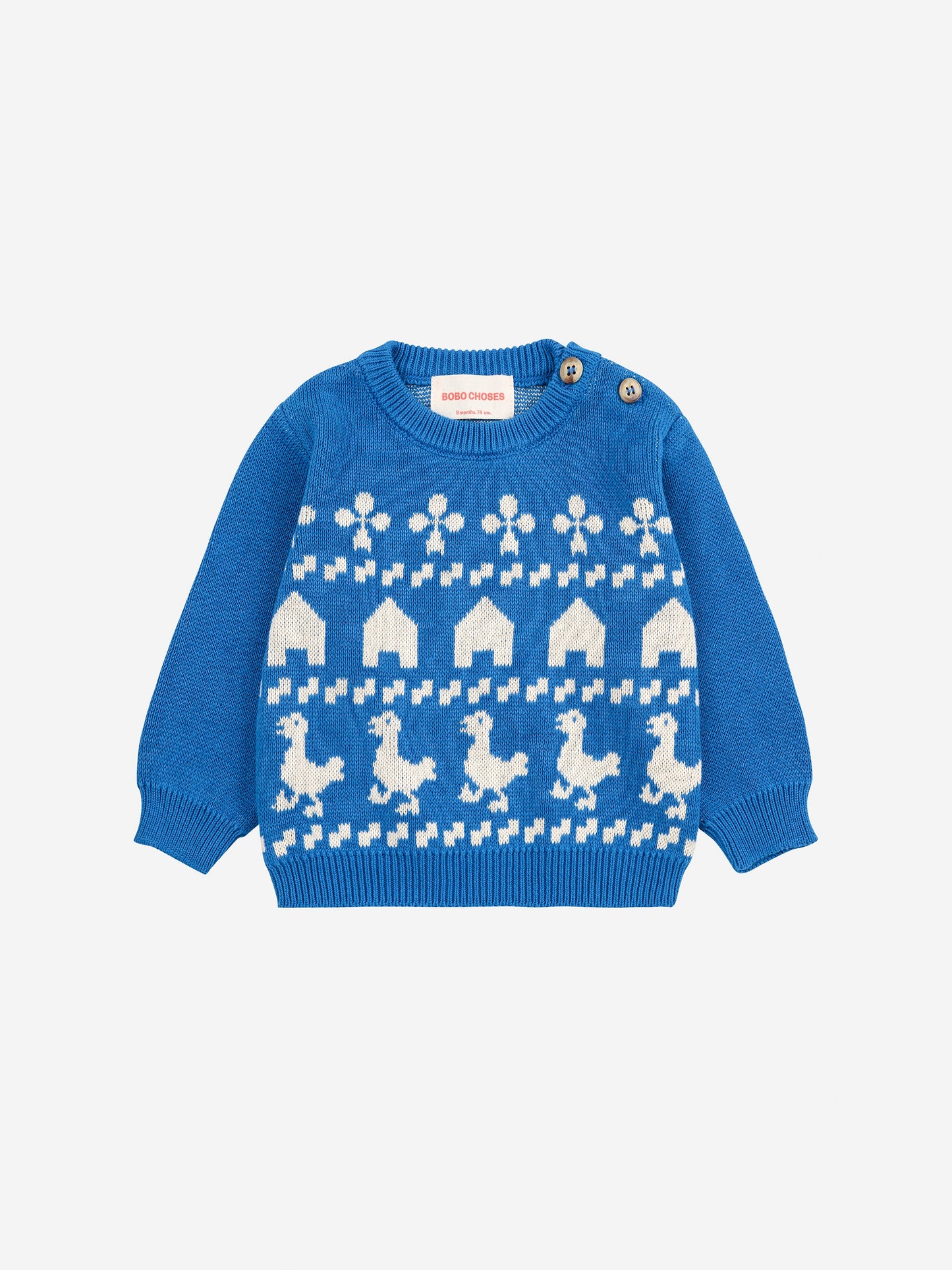 Farm jaquard jumper Baby Bobo Choses BEBE Concept 