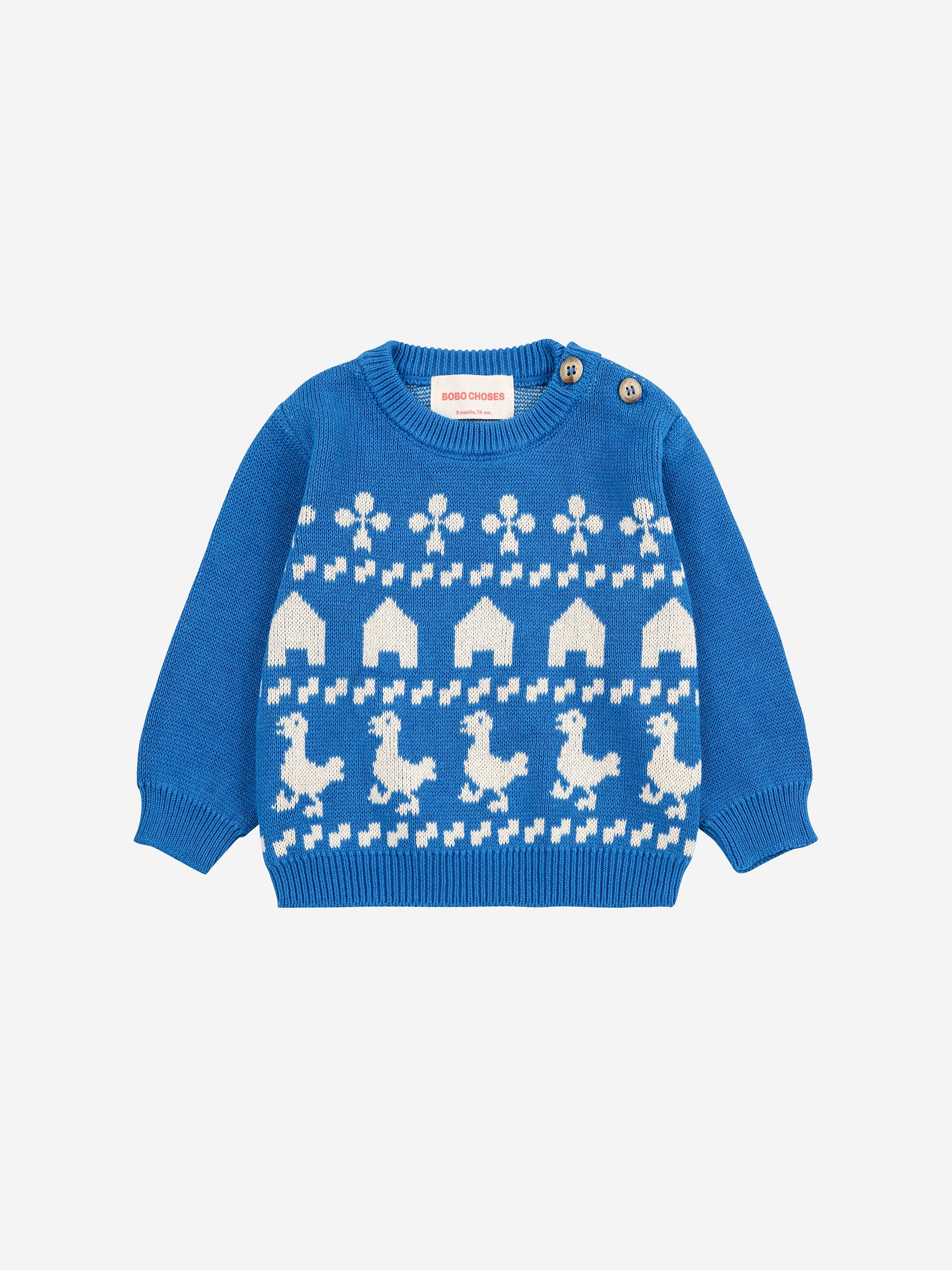 Farm jaquard jumper Baby Bobo Choses BEBE Concept 
