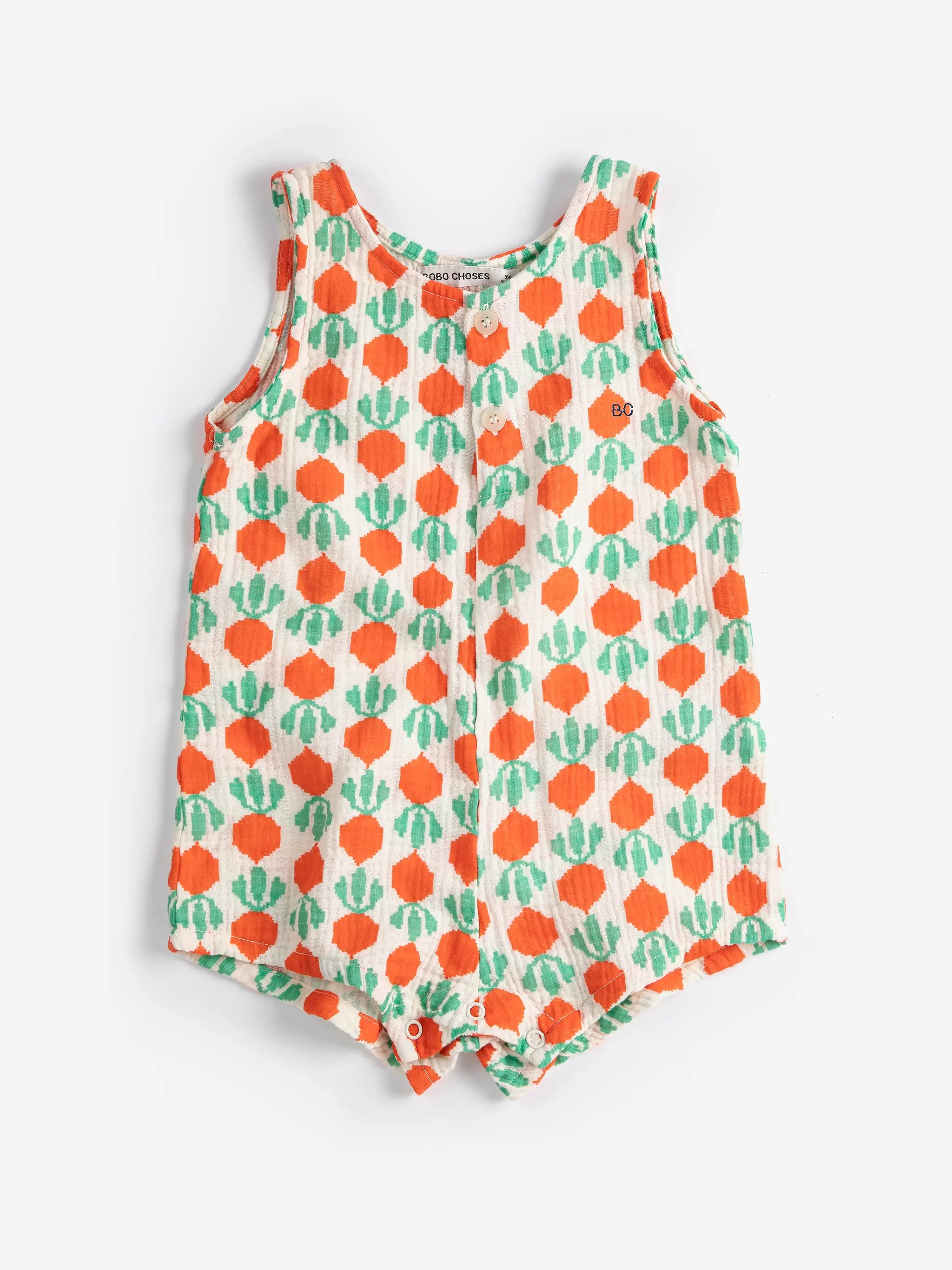 Cool Radish all over woven playsuit Bobo Choses BEBE Concept 