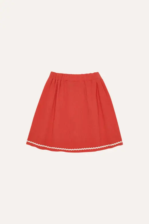 Red Bambula Skirt The Campamento BEBE Concept 