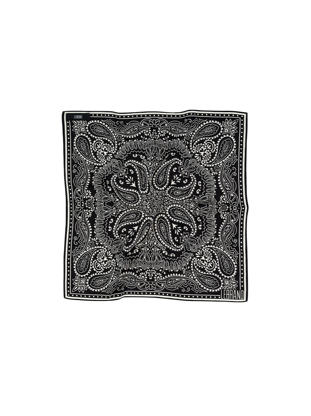 Bandana Mini Black BLACK/ECRU