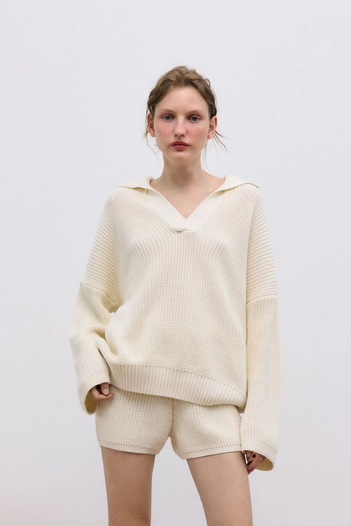 Lotus Woman Polo Ecru The New Society BEBE Concept 