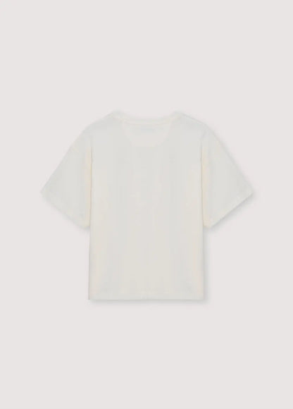 TNS Logo Woman T-Shirt Ecru The New Society BEBE Concept 