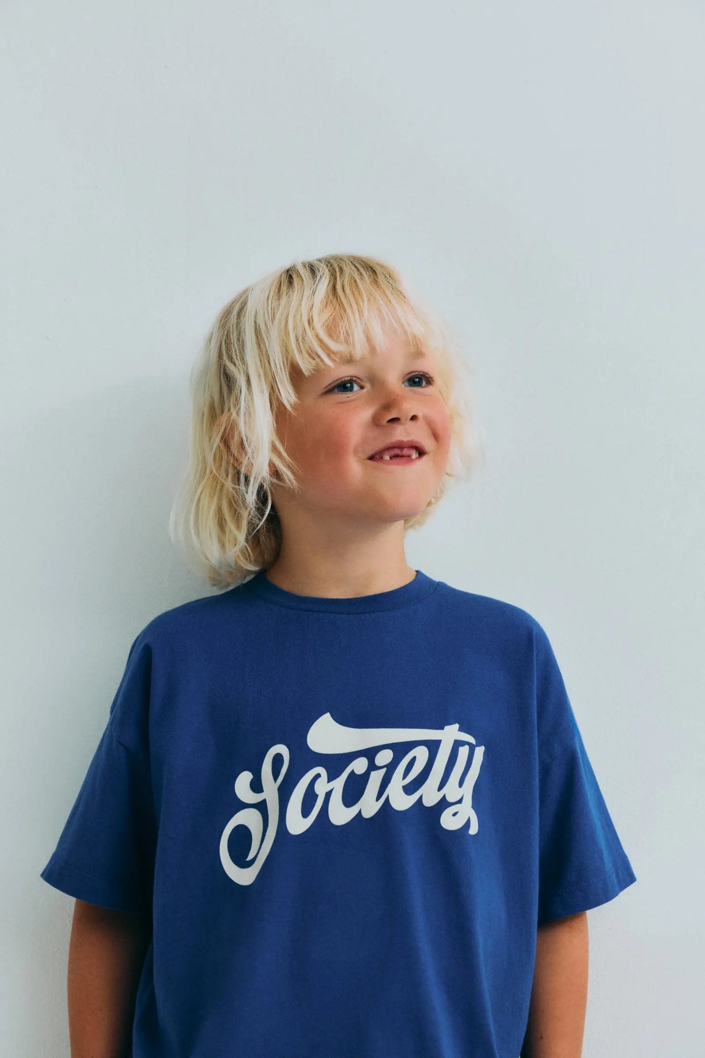 Tilo T-Shirt Deep Sea Blue The New Society BEBE Concept 