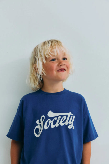 Tilo T-Shirt Deep Sea Blue The New Society BEBE Concept 