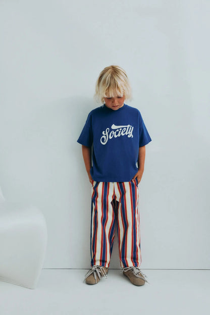 Tilo T-Shirt Deep Sea Blue The New Society BEBE Concept 