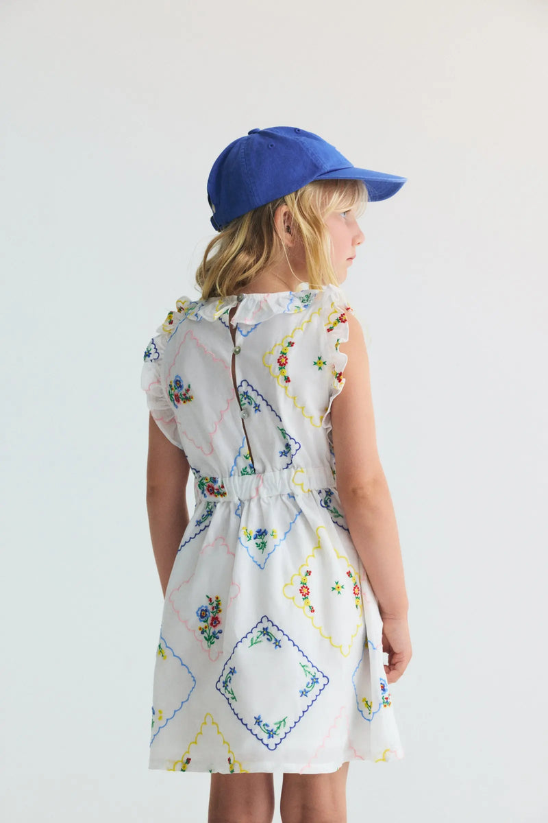 Jacinthe Dress Multicolor Embroidery The New Society BEBE Concept 