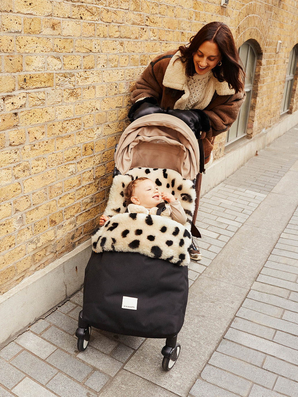 Puff impermeable con lana merino LEOPARD