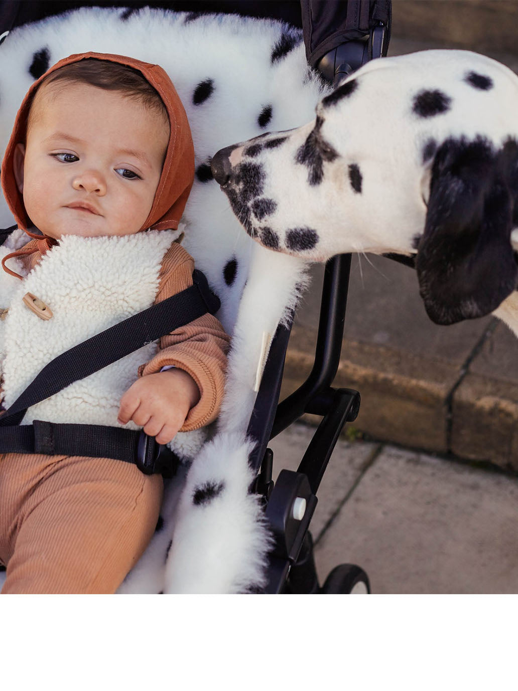 Wielofunkcyjna wkładka z naturalnej skóry owczej DALMATIAN